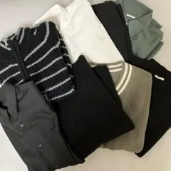メンズ服8点セット　Lサイズ相当　古着　GU 綺麗め　福袋　古着セット　コーデ
