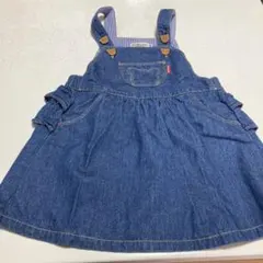 HOT BISCUITS デニムジャンバースカート 100