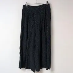 earthmusic&ecology【F】ロングスカート　ウエストゴム　グリーン