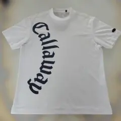 美品Callaway メンズ モックネック ホワイト サイズLL