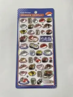 正規品 ボンボンドロップシール お寿司 シール帳 平成レトロ まぐろ いくら 1のサムネイル