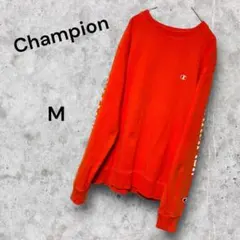 champion チャンピオン　トレーナー　スウェット　オレンジ　M相当　古着