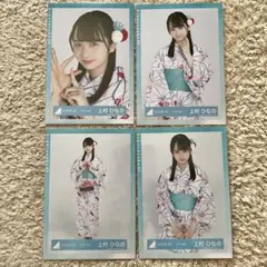 上村ひなの　2024年浴衣　サイン入り写真 上村ひなの 2024年浴衣 生写真 3種コンプ - メルカリ