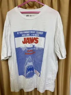ユニバーサル名作映画 UT/リラックスフィット Jaws（ジョーズ）X L
