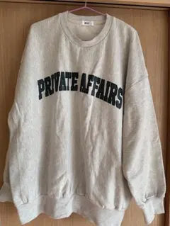 WEGO トレーナー グレー XL