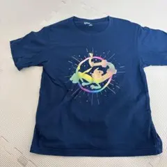 ユニクロ　ポケモンピカチュウTシャツ 130cm ネイビー
