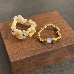 ビーズリングセット