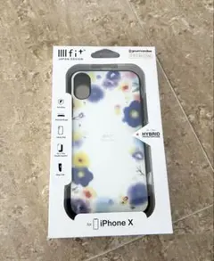 新品　iPhone X スマホカバー　イーフィット　グルマンディーズ　プレミアム