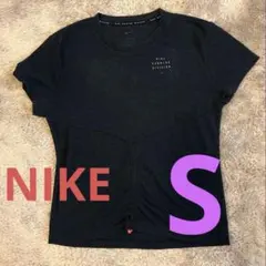 美品NIKE ナイキ ランニングTシャツ ブラック レディース