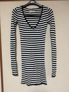 Leina Lea ボーダー長袖ワンピース