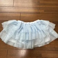 miki house 水色 フリルスカート M