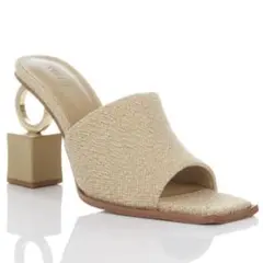 新品‼︎ yelloサンダルヒール　ベージュヒール