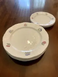 リチャードジノリ ボンジョルノミレーラ プレート 25㎝ 小花 ITALY 4枚