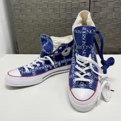 CONVERSE ALL STAR×JW ANDERSON 青色 ロゴプリント
