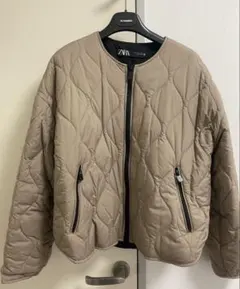 zara キルティングジャケット