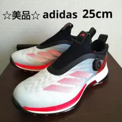 美品 adidas アディゼロ ZG BOA 25cmアディダス ゴルフシューズ