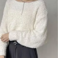 Thevon. リボンヤーンショートニットのサムネイル