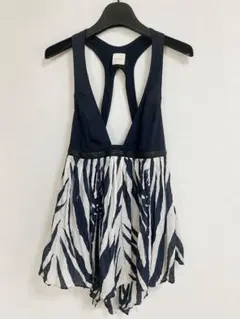 サスアンドバイド sass&bide ゼブラ柄シルク混バックオープンチュニックのサムネイル
