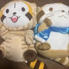 アライグマ　ラスカルのぬいぐるみ2体
