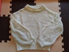 earth music&ecology アイボリー 長袖セーター フリーサイズ