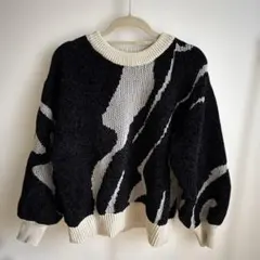 zenaマーブルニット　サイズM