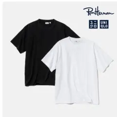 新品未使用Ron Herman ×ユニクロエアリズムコットンM 白黒セット売り