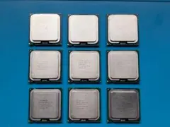 Core 2 Duo 9個セット CPU 中古 ジャンク キーホルダー等にどうぞ