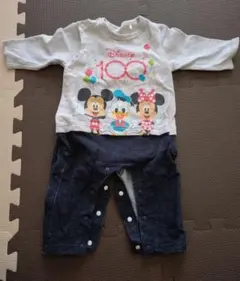 Disney ミッキー・ミニー ロンパース 70cm