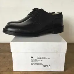 未使用/箱入り■ベルギー軍/オフィサーシューズ（２５．５㎝）のサムネイル