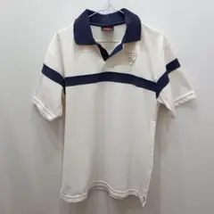 sh4186 Canterbury ポロシャツ 半袖 ホワイト ネイビーのサムネイル