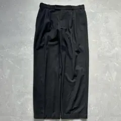 90s ドイツ製 vintage ツータックスラックス バージンウール 古着 L