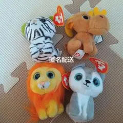 ty ぬいぐるみ　動物ぬいぐるみ　ハッピーセットおまけ　４個セット