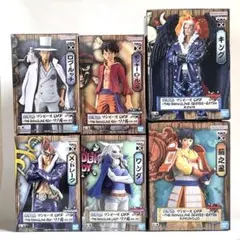 新品未開封！ ワンピース ルッチ キング ルフィ ドレーク ワンダ 菊6体セット