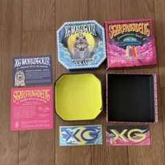【限定品/美品】XG 小楽園コラボ 空箱＆ステッカーセット WORLD TOURのサムネイル