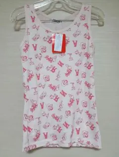 スヌーピー柄 Mサイズ タンクトップ ピンク