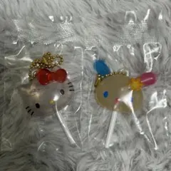 サンリオキャラクターズ カラフルキャンディチャーム　ウサハナ　キティ