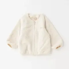 petit main ボアアウター 80サイズ ホワイト