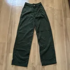 コーデュロイパンツ グリーン