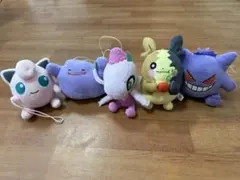 ポケモン ぬいぐるみ セット　プリン メタモン セレビィ モルペコ ゲンガー