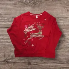 Holiday Time クリスマス　トナカイ　トレーナー