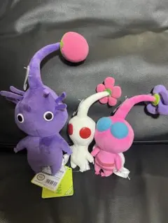 ピクミン ぬいぐるみ 紫ピクミン　白ピクミン　ピンク