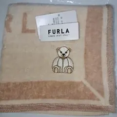 新品 フルラ タオルハンカチ ラメ ベア
