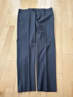 UNIQLO ダークグレー スラックス ウエスト91cm レングス76cm