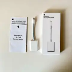 Apple純正 Lightning SDカードカメラリーダー