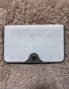 【美品】クリスチャンディオール チェーン　クラッチバッグ　ハニカム柄