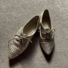 処分価格‼️ステファノガンバ　メッシュフラットシューズ