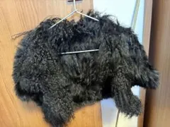 毛皮・ファーベスト　ブラック
