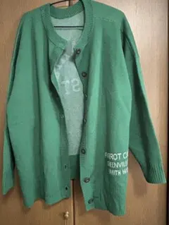 ✨️バックデザインカーディガン✨️シンプル✨️ユニセックス✨️カジュアル✨️海外風✨️