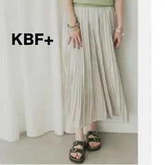 【KBF+】シャイニー プリーツ スカート ロング丈のサムネイル