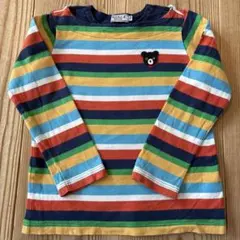 DOUBLE B ストライプ 長袖カットソー 110㎝